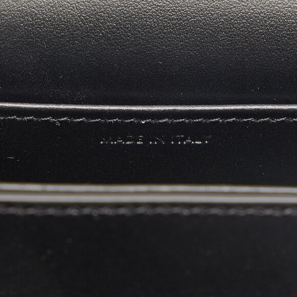 Auth Celine Mini Triomphe Black Calf #146749C15B - Picture 7 of 10